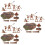 3 Sets Miniature Primitive Men Models For Farmhouse Scene Layout 9