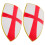 2 Unidades Escudo Medieval Para Niños 1