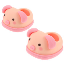 Un Par De Zapatos Miniatura Cochinito Para Muñecas Plástico 1,7"