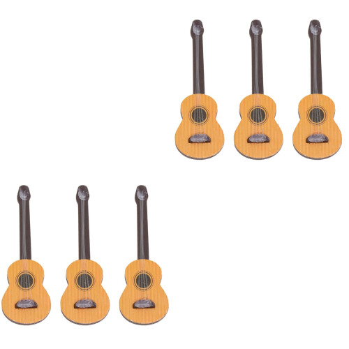 6 Pièces Jouets Simulée, Accessoires Décoratifs En Bois 2