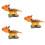 3 Pezzi Ankylosaurus Decorativo Con Testa Oscillante 7