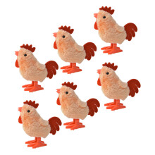 6 Peluche Saltante Meccanico A Carica Bambini