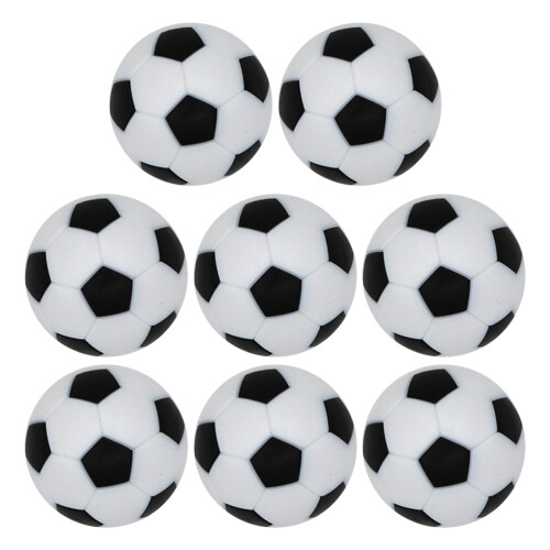 8Pcs Mini Foosball Balls Replacement Set For Table Soccer Desk Game