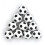 8Pcs Mini Foosball Balls Replacement Set For Table Soccer Desk Game 5