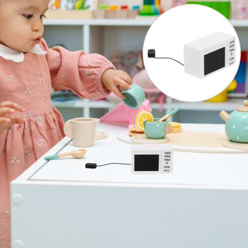 Four Micro-Ondes Miniature Pour Maison De Cuisine Enfant 2