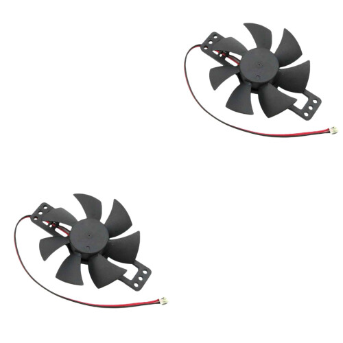 2 Mini Ventilatore Da Te 18 V Con 7 Ventole Ricambio 2
