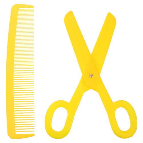 6 Pièces Fête Carnaval Ciseaux Halloween Brosse XXL