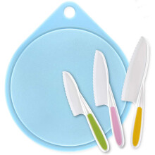 Kit de cocina seguro para niños, materiales libres de BPA para el desarrollo de la creatividad, incluye cuchillos duraderos no tóxicos con mango