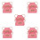 10 Grembiuli Mini Per Da 10-15 Cm, Animali Peluche 5
