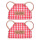 10 Grembiuli Mini Per Da 10-15 Cm, Animali Peluche 3