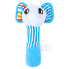 1Pc Blue Plush Animal Infant Handmade Soft Fabric for Baby