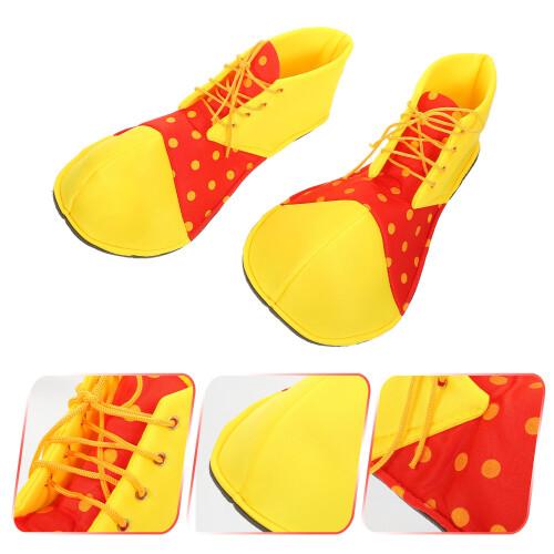 1 Paire De Chaussures De Clown Pour Halloween Taille 1