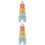 2 Sets Infant Education Toy Silicone Building Blocks Set 7