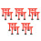 10 Pezzi Statuetta In Miniatura Torii 9