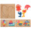 5Pcs Wooden Cube Puzzle With Storage Tray Educational Toy 4