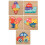 5Pcs Wooden Cube Puzzle With Storage Tray Educational Toy 10