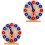 2 Sets Wooden Clock Toy for Children Educational 5