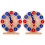 2 Sets Wooden Clock Toy for Children Educational 4