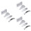 12Pcs Portable Optical Lens Kit Silver Physics Educational Glass Lens 7