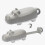 Plastic Water Soaker Toy Large Hippopotamus Bath Plaything Light Grey 6
