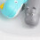 Plastic Water Soaker Toy Large Hippopotamus Bath Plaything Light Grey 11