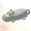 Plastic Water Soaker Toy Large Hippopotamus Bath Plaything Light Grey 5
