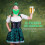 4 Pièces Costume De Saint-Patrick Moustaches Barbe Verte Cosplay 8