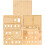 3Pezzi Puzzle In Legno 3D A Due 3
