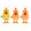 3Pcs Chick Wind Up Toys Plush Clockwork Jumping Chicken Playthings 10