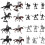 2 Sets Mini Sand Table Soldier Models Tiny Knight With Horse 3