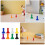 128Pcs Multicolor Plastic Board Game Pawns For Tabletop Play 7