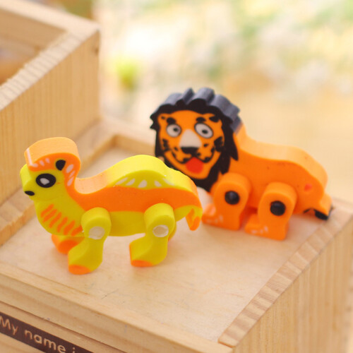 30 Gomma Animale 3D Staccabile per Bambini Studenti 2