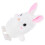 Clockwork Cartoon Rabbit Wind Up Jumping Plush Bunny Toy 6