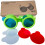 Ensemble Jouets Enfants Lunettes Couleurs Primaires 6