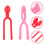 2Pcs Winter Outdoor Heart Shape Clips For Fighting 7