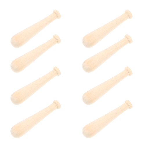 20 Mini Da Baseball In Legno Per Pittura E 2