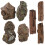 3 Set Ceppo Artificiale Finto Mini Decorazione 2