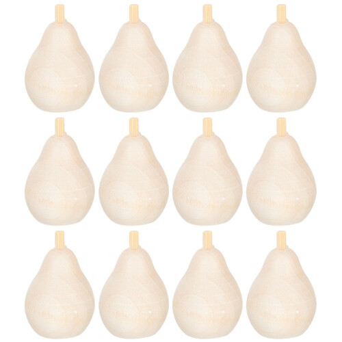 100 Pezzi Legno Forma Frutta Non Verniciate Per Pittura 1