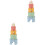 2 Set Educativo Bambini Cognizione Silicone 5