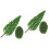 2 Pezzi Mini Albero Finto Per Paesaggio Architettonico E Modellismo 6