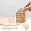 100Pcs Unfinished Wood Blocks For Building And Stacking Activities 9