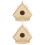 2 Per Uccelli In Legno Non Verniciato Da Te 7