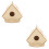 2 Per Uccelli In Legno Non Verniciato Da Te 8