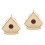 2 Per Uccelli In Legno Non Verniciato Da Te 6