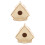 2 Per Uccelli In Legno Non Verniciato Da Te 9