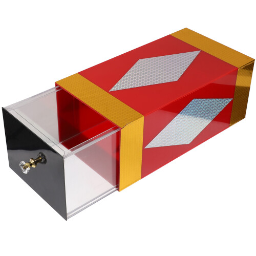 2 Pcs Empty Pull-Out Storage Boxes Stage Gimmick Props For Kids 1