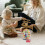 Wooden Teaching Clock For Learning Time And Math Skills 4