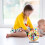 Wooden Teaching Clock For Learning Time And Math Skills 11