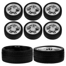 32 Pcs Toy Car Wheels Replacement Set For Diy Kids Play