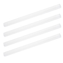 4Pcs Mahjong Tile Rack U-Shaped Acrylic Tray With Mini Ruler Pusher